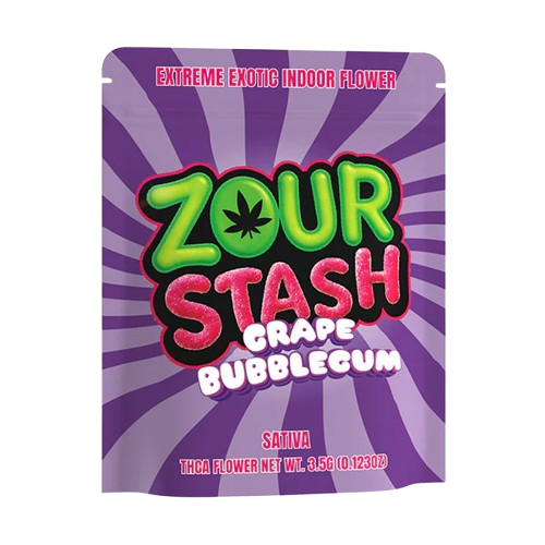 Zour Stash Grape Bubblegum
